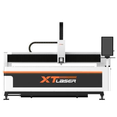 1000W 2000W 3000W 4kw CNC Fiber Laser Cutter for Steel Aluminum Sheet Metal Wuhan Raycus Fiber Laser Cutting Machine