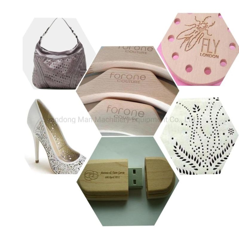 CO2 RF Laser Marking Machine for Non-Metal Materials/Wood/Leather/Acrylic/Silicone/Paper