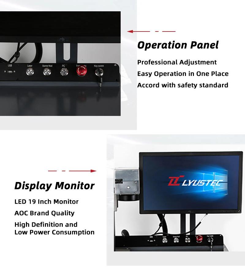 Optical Security Plastic Seal Fiber Laser Marking Machine