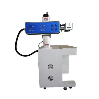 Machine Mini CO2 RF Fiber Laser Logo Printing Name Plate Marking Engraving Machine for Fabric