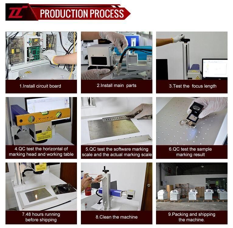 Pen Fiber Laser Marking Machine with Rotary Unit