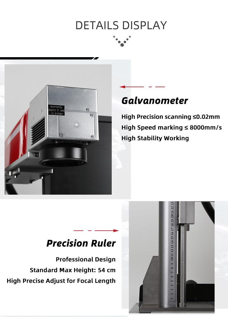 Pen Fiber Laser Marking Machine with Rotary Unit