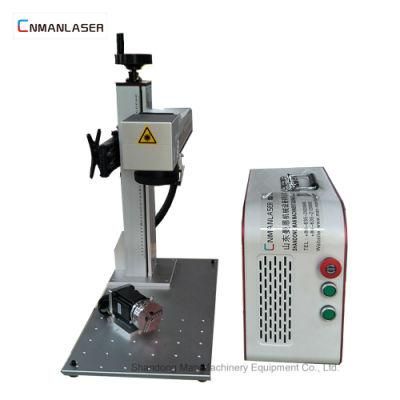 20W Portable Colorful Rotary Laser Marking Machine for Stainless Steel
