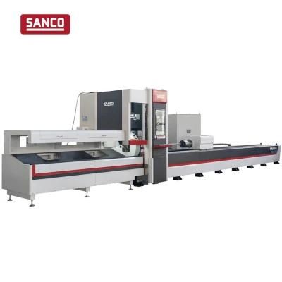 Automatic Pipe Cutting Machine laser 1kw 1.5kw 2kw Angle Iron Steel Angle Laser Tube Cutting Machine