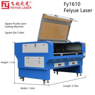 Fy1610 Feiyue Laser Jigsaw Puzzle Laser Cutting Machine Jigsaw Die Cutting Machine Jigsaw Die Cutter