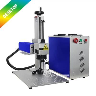 High Speed Portable Fiber Laser Marking Equipment for Ceramic Semiconductor Wafer IC Grain