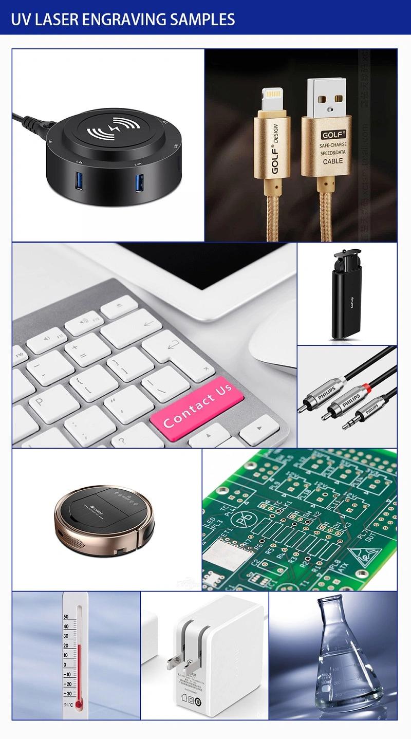Mactron Metal Watches Camera UV Laser Marking Machine