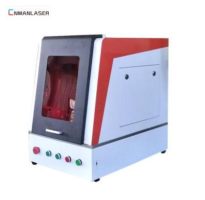 Enclosed 20W 30W Laser Marking Machine for Ring Gold Silver Aluminum