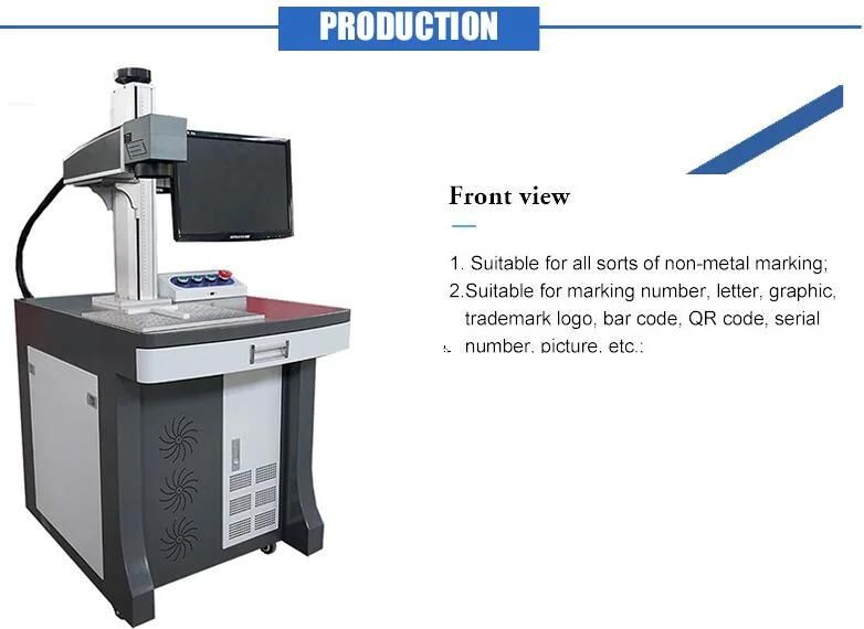 Fiber Laser Marking Machine for Numbers Ring Logo Automotive Parts