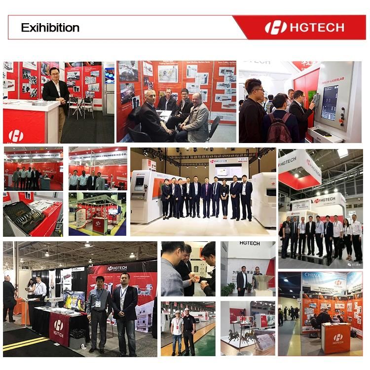 Hgtech 3015 1000W Fiber Laser Cutting Machine Sheet Metal Servo Power High Effciency Automatic Feeding Saving Material