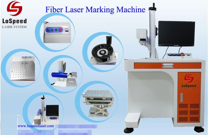 Laser Marking Metal Label Barcode Fiber Laser Marking Machine 20watt