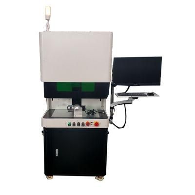 20W 30W 50W 70W 100W Enclosed Cabinet Gold Jewelry Metal Fiber Laser Marking Engraving Machine