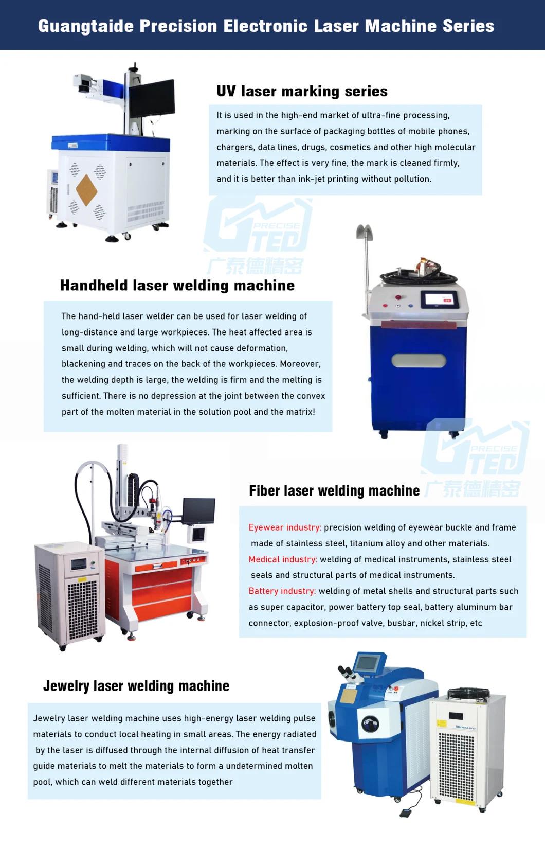 20W/30W/50W/70W/100W White/Black/Color Fiber Laser Marking Machine Price /Fiber Laser Engraver/Laser Marker on Metal