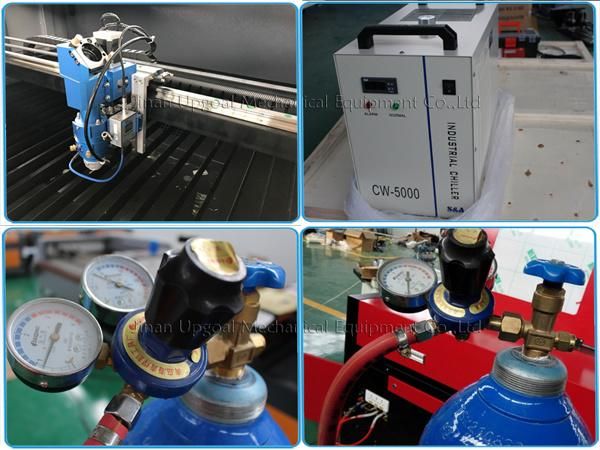 4*8 Feet Stainless Steel Wood Acrylic CO2 Laser Cutting Machine with Live Focusing System