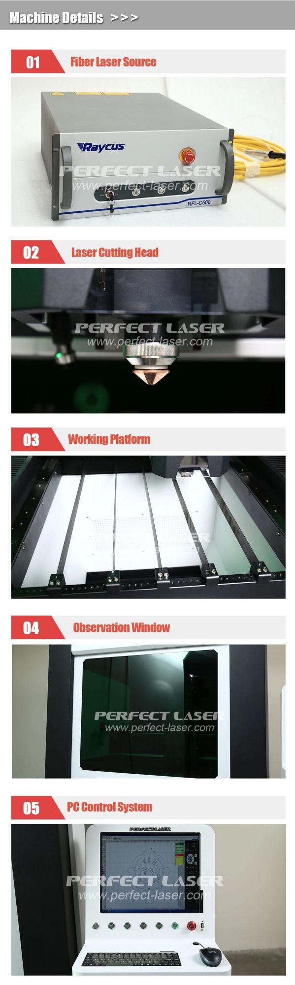 600X600mm Small CNC Metal Fiber Laser Cutting Machine