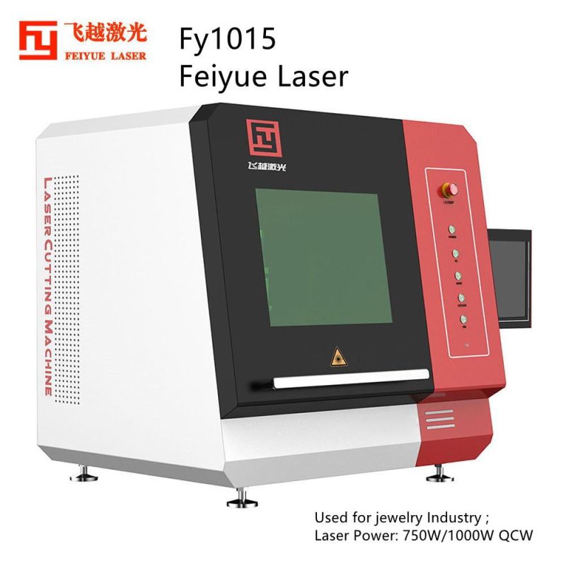 Fy1015 Jewelry Industry Feiyue Laser Portable Mini Small CNC Laser Cutter Sheet Metal Gold Ornaments Jewellery Machinery Laser Cutting Machine