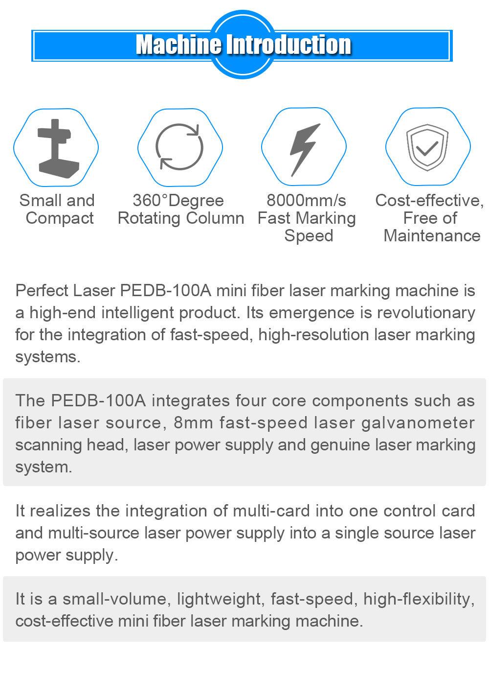 20W Mini Laser Logo Marking Machine for Phone Case