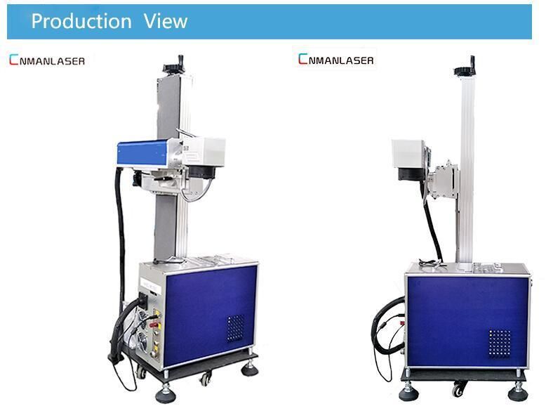 20W Fiber Laser Online Marking Machines on Food Package and Cable