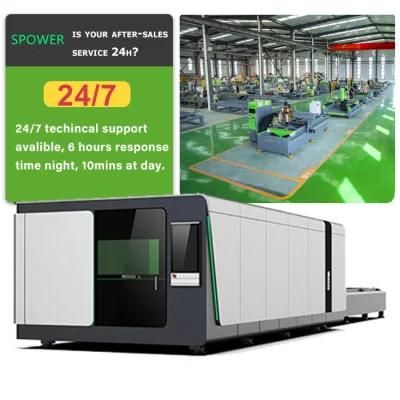 High Precision Enclosed CNC Fiber Laser Cutting Machine 4kw 6kw Steel Copper Cutting Machine with Exchange Table