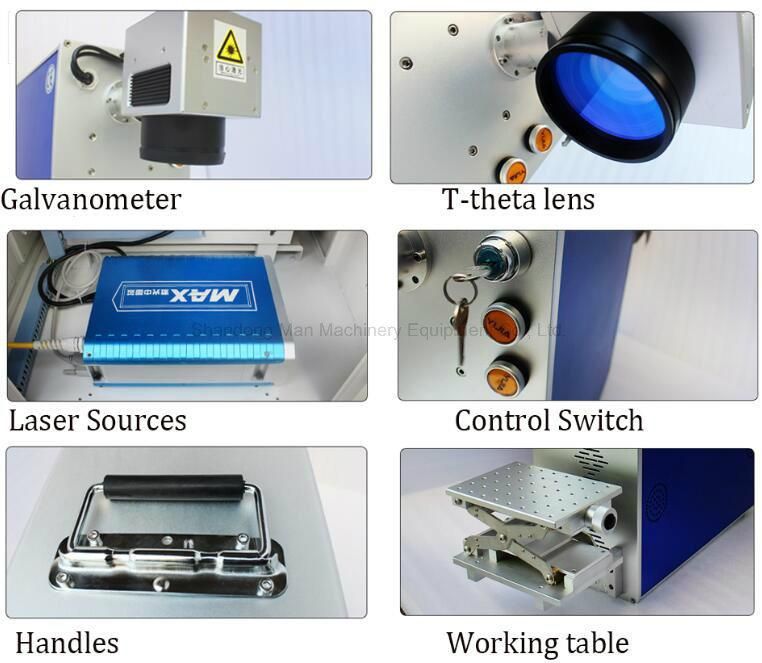 Ring Sliver Jewelry 20W Portable Fiber Mini Laser Marking Machine