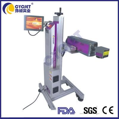 Cycjet CO2 Flying Laser Marking Machine on Food