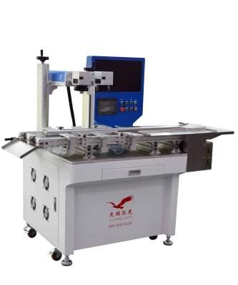 Factory Price Sale Production Line Use Flying Fiber Date Coding Laser Marking Machine