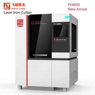 Fy4050b Laser Iron Cutter Feiyue latest Industry Machinery Cutter Price Copper Ss Aluminum Plate Sheet Metal Laser Cut Jewelry Machine for Sale