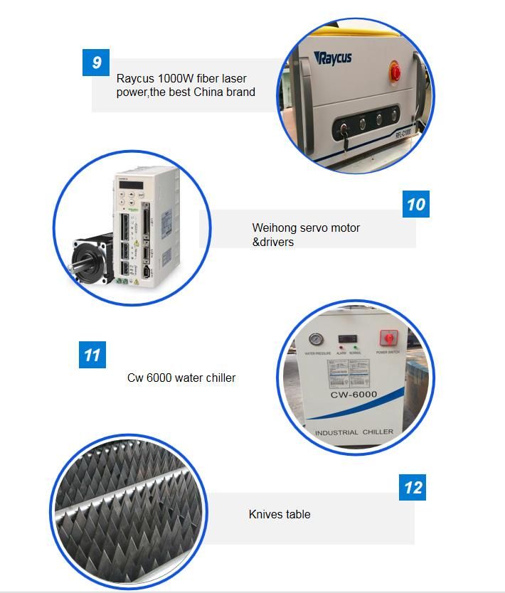 CNC Aluminum Sheet Metal Fiber Laser Cutting Machine