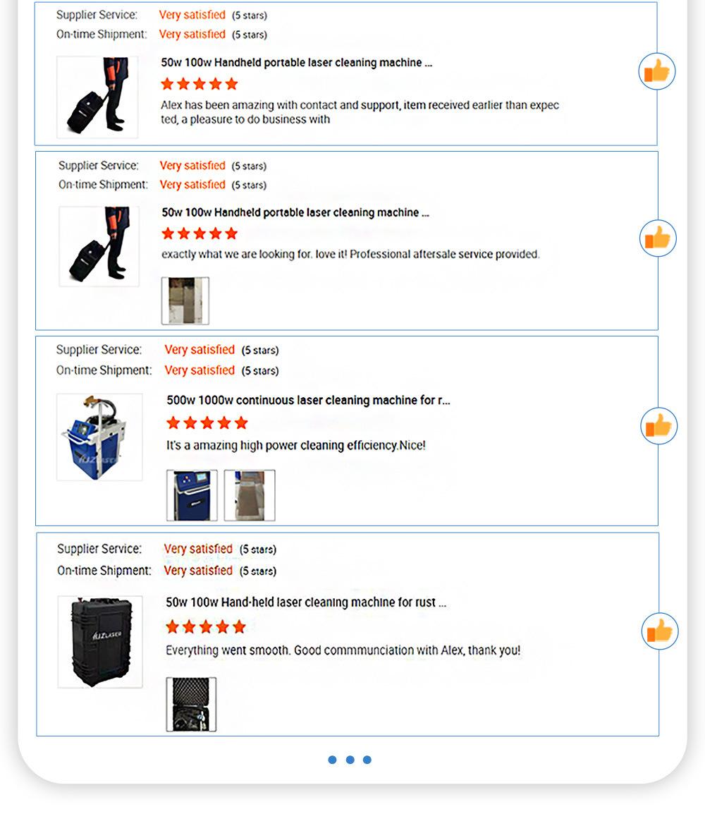 Paint Portable Metal Rust Removal Surface 100W 200W 500W 1000W Automobile Car Fiber Laser Cleaning Machine Rust Removal Laser