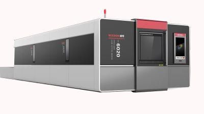 4020 6020 6025 Thick Metal Fiber Laser Cutting Machine 3kw 6kw 12kw with Double Table