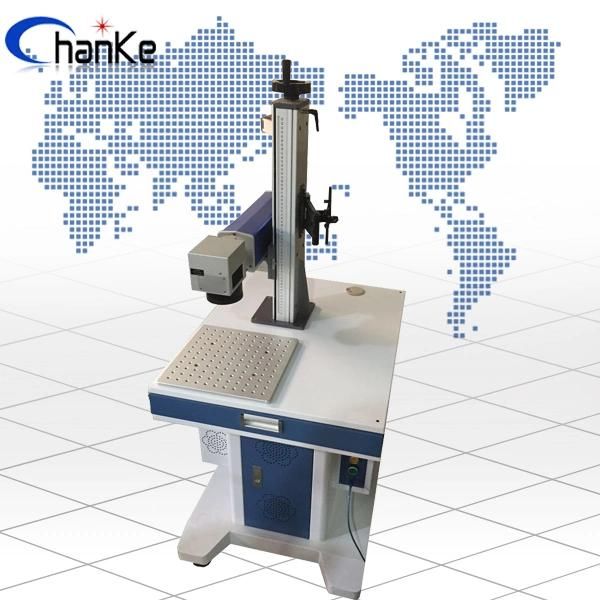 20W 30W 50W Fiber Laser Marking Machine with Rotary