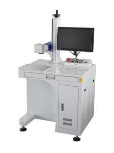 Barcode Engraving Ahite Plastic and Electronic Components Marking Fiber Laser Printing Machine