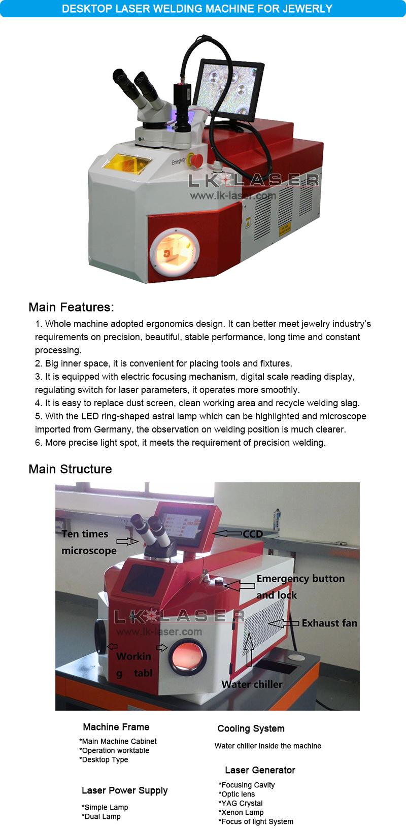 Guarantee Maintenance Hot Sale 200W Jewelry Laser Welding Machine