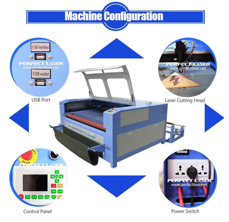 13090 Reci 100W 120W 150W CO2 Laser Cutting Engraving Machine for Fabric