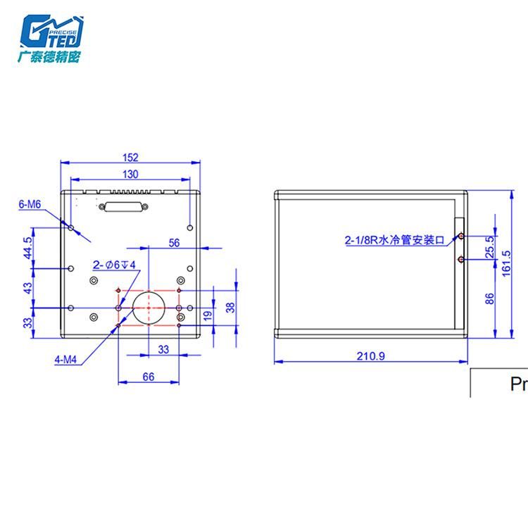 30mm 2000W Fiber Galvanometer Scanner Laser Galvo Scan Head for Laser Cutting Solution