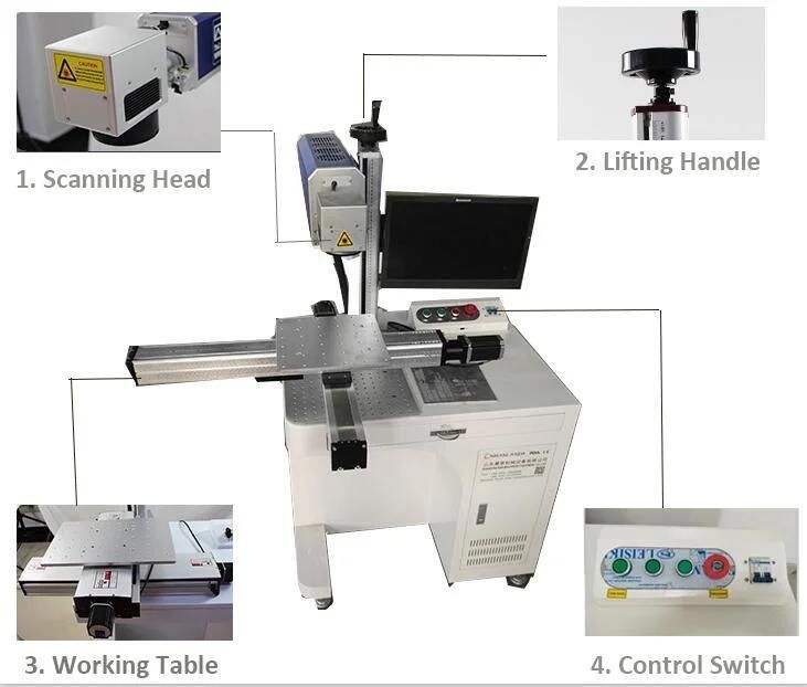 Desktop Fiber Laser Marking Machine for Buckles Hardware Tools