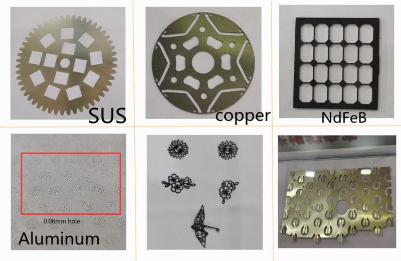 Fy4050A Laser Cutting Machine for Jewelry Feiyue Laser Machines Gold Silver Jewelry CNC High Precision Aluminum Ss Copper Iron Sheet Fiber Cutting Machine