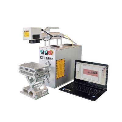 High Quality Fiber Laser Marking Machine with Lifting for Hardware India Price