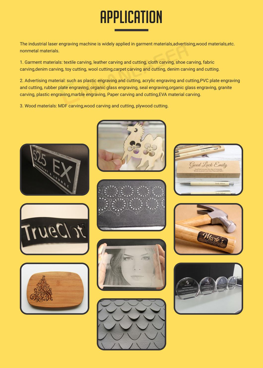 1325 Factory Supply CO2 Laser Cutting Engraving Machine for Acrylic Wood Leather Fabric Paper