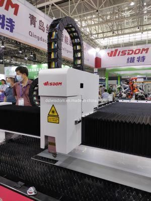 Wisdom 2021 New Wt-4015D 2000W Tube Metal Cutting Machine with 3 Year Warranty