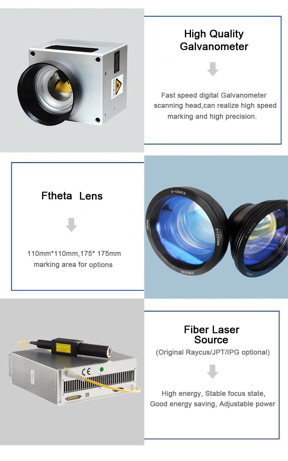 Hispeed Anti Interference Maintenance-Free Rear Focusing Laser Marking Marker