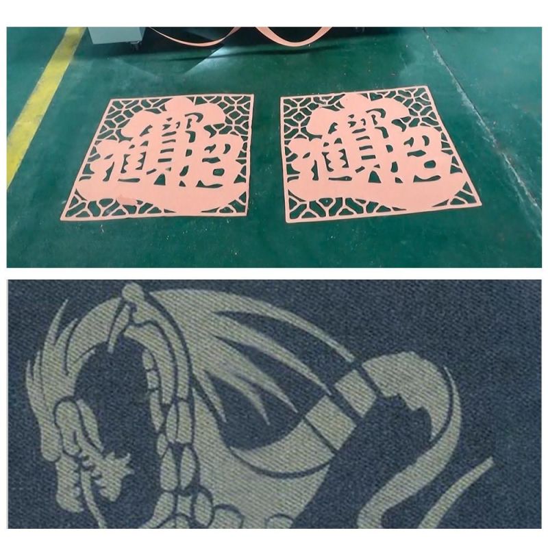 Outslide Guide Rail High Speed Cloth Textile Fabric Laser Cutting Machine with Auto Feeder