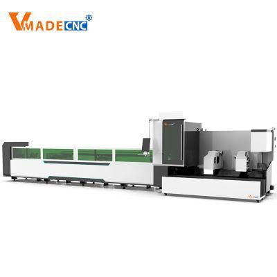 700W~2000W CNC Fiber Laser Cutting Machine for Metal Sheet Cutting with Pipe Tube Cutter (EETO-P2060)