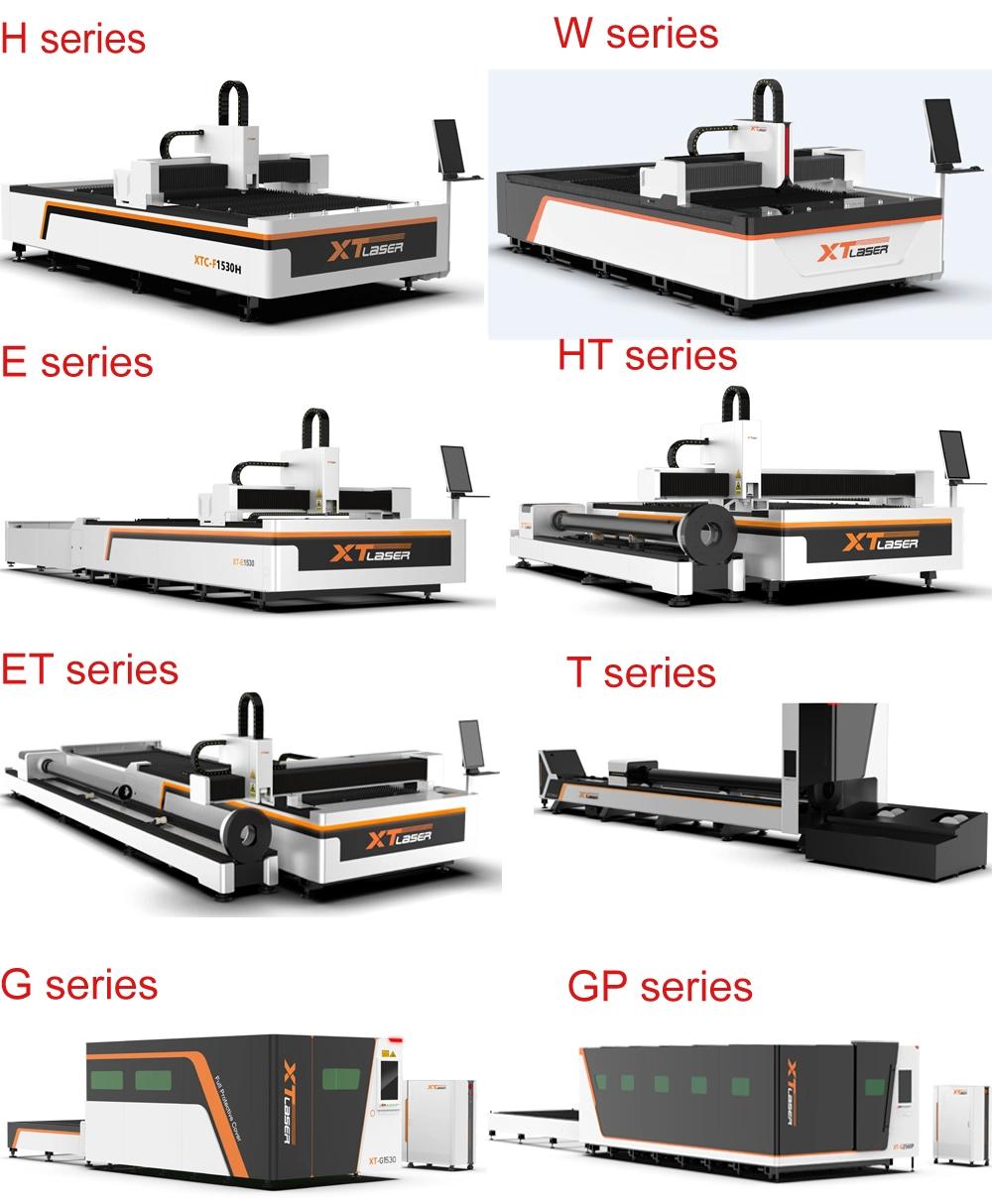 Xt Laser Dual Use Metal Plate and Tube Fiber Laser Cutting Machine for Cutting Ss and CS 1530gt