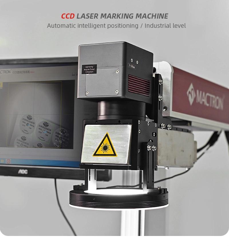 CCD Visual Positioning Fiber Laser Marking Machine for USB