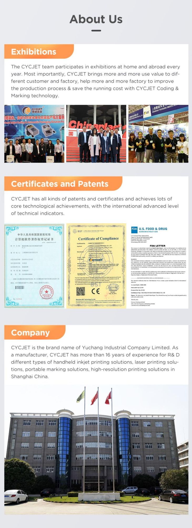Cycjet High-Speed Fiber Fly Laser Marking Machine for PVC/PE/PPR Pipe