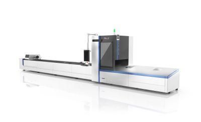 Metal Tube Fiber 1000W 2000W 3000W Laser Cutting Machine RF6020