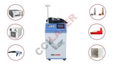 1000W 1500W Small Head Paint Rust Removal Laser Cleaning Machine for Metal Oil Steel Painting Car Parts Clean Wash Washing