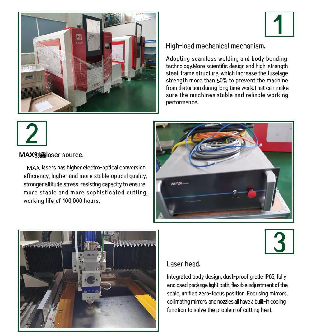 Fy4050A Laser Cutting Machine for Jewelry Feiyue Laser Machines Gold Silver Jewelry CNC High Precision Aluminum Ss Copper Iron Sheet Fiber Cutting Machine