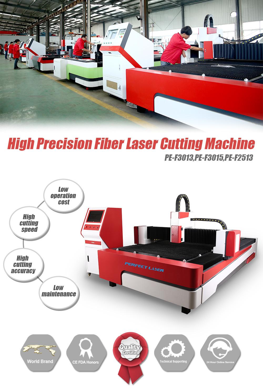 Electronics Metal Carbon Stainless Steel 1000W Fiber Laser Cutting Machine